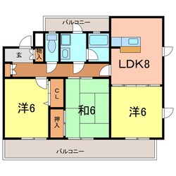 ＹＳ　COURT 一ツ木の物件間取画像